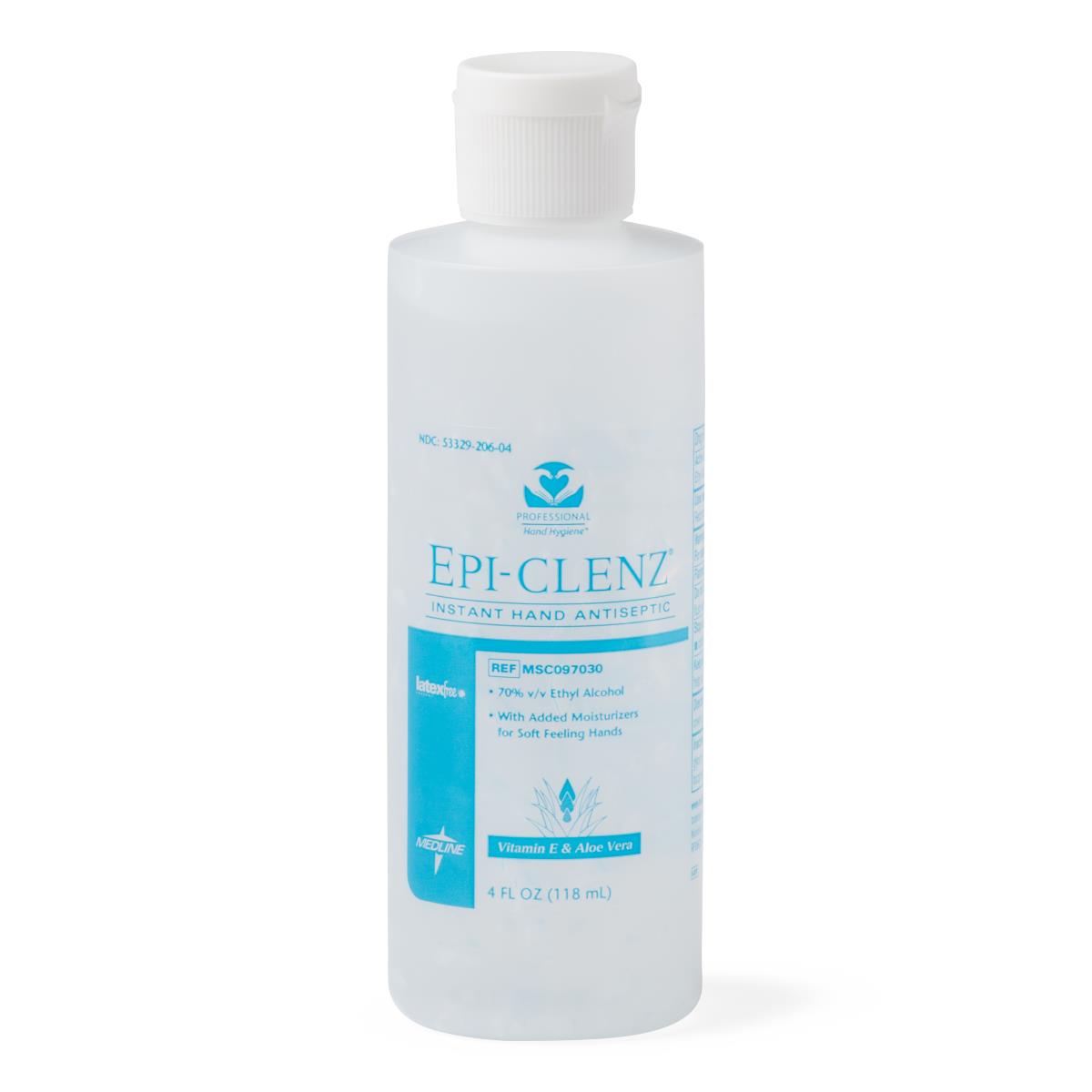 Epi-Clenz 70% v/v Ethyl Alcohol Instant Gel Hand Sanitizers | Medline