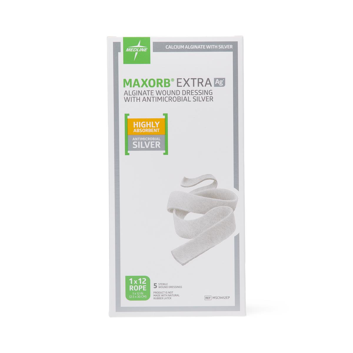 maxorb extra ag silver alginate dressing Maxorb Extra Ag+ CMC/Alginate Wound Dressings