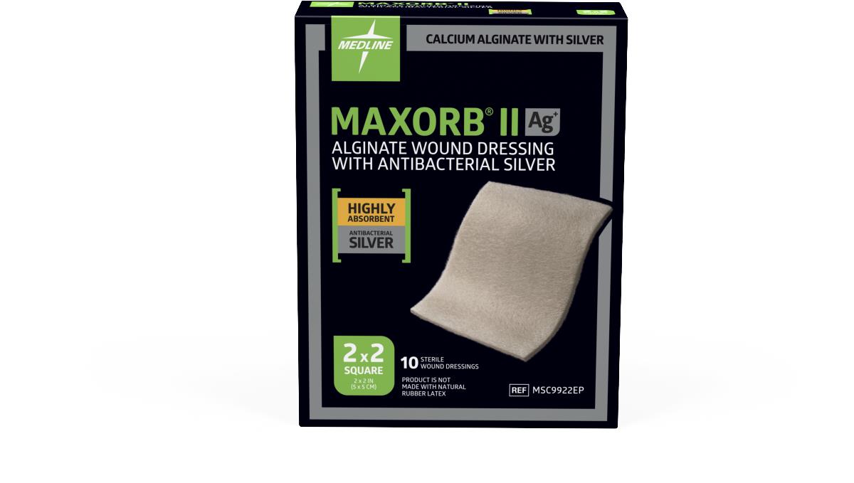 silver alginate dressing medline Amazon.com: Medline Maxorb Extra Ag+ CMC/Alginate Dressings, 1-Inch x 12-Inch Flat Rope, Antimicrobial Silver, Box of 5 Each : Industrial & Scientific
