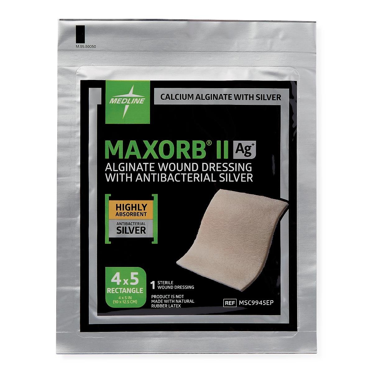 medline silver dressing Maxorb II Silver Alginate Wound Dressings