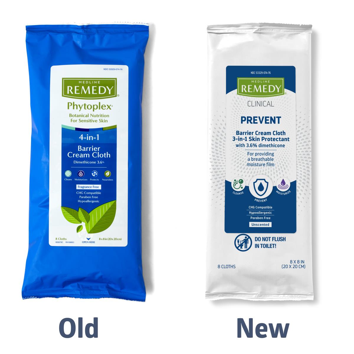 Medline Remedy Clinical Prevent Barrier Cream Cloths | Medline