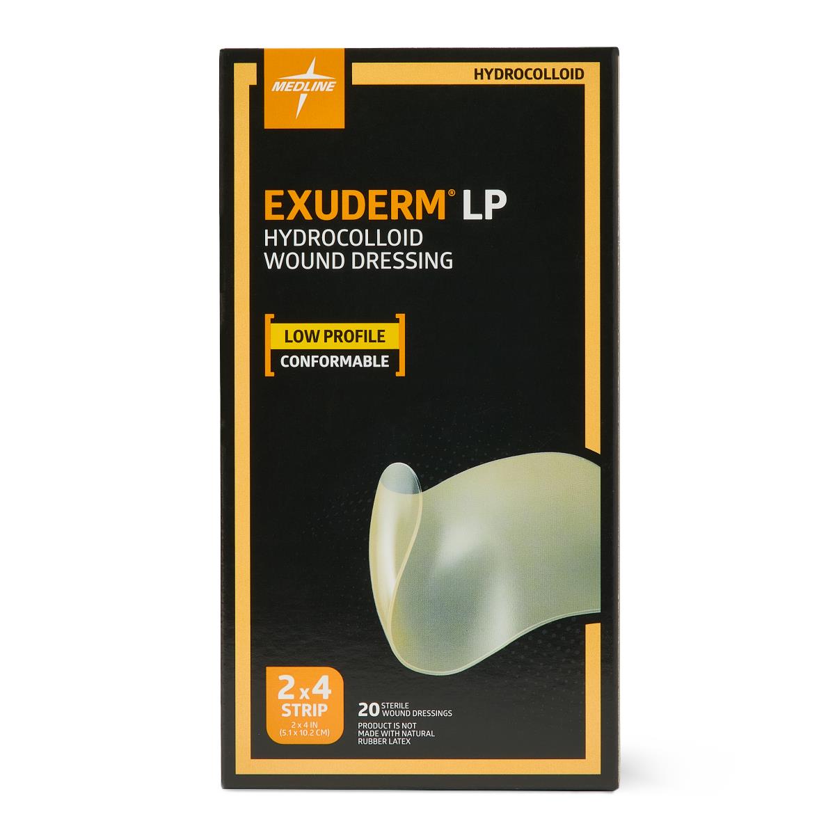 exuderm satin hydrocolloid wound dressing Exuderm Satin Hydrocolloid Wound Dressing, 4" x 4", 10/Box