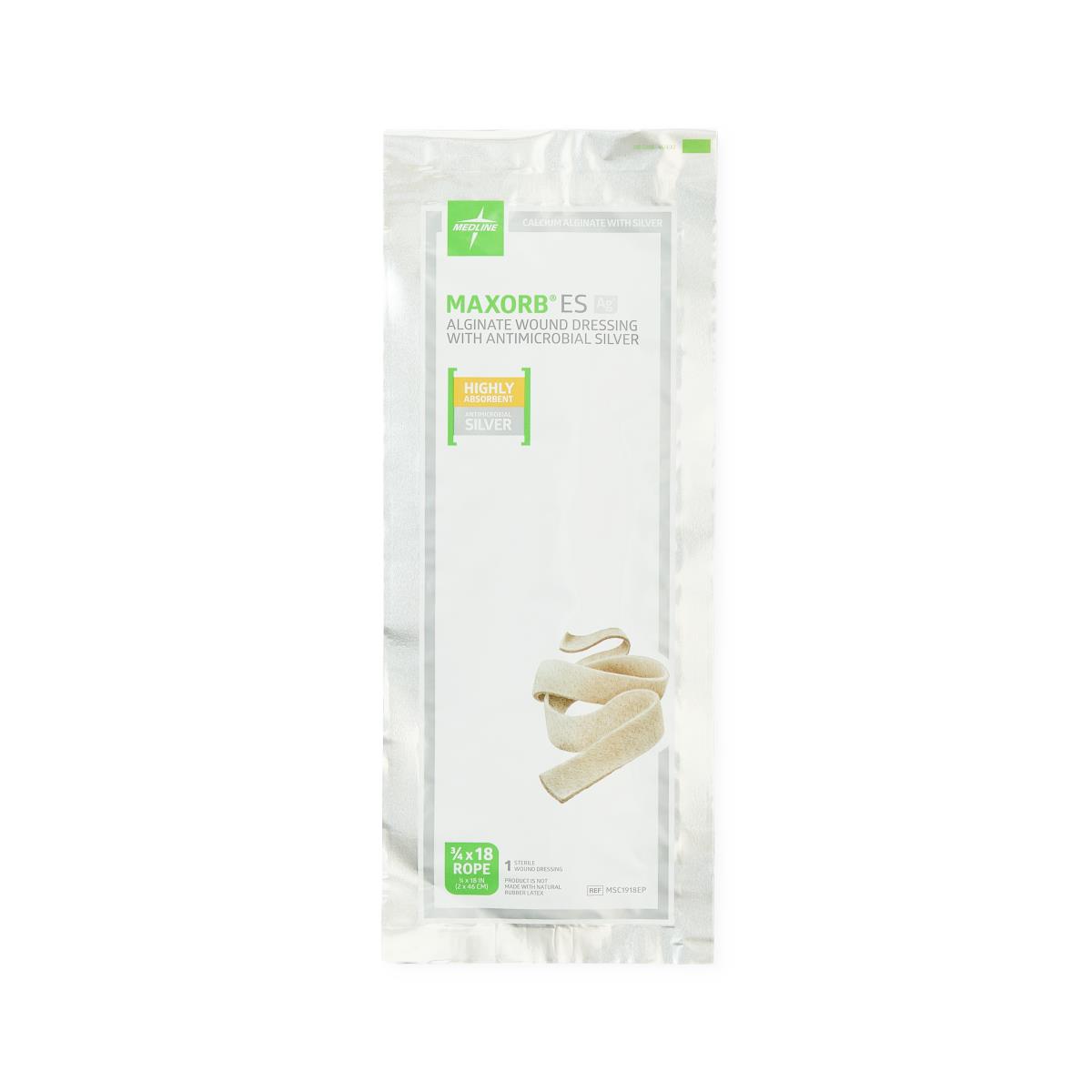maxorb silver antimicrobial wound dressing Medline Maxorb II (Ag) Silver Alginate Wound Dressings