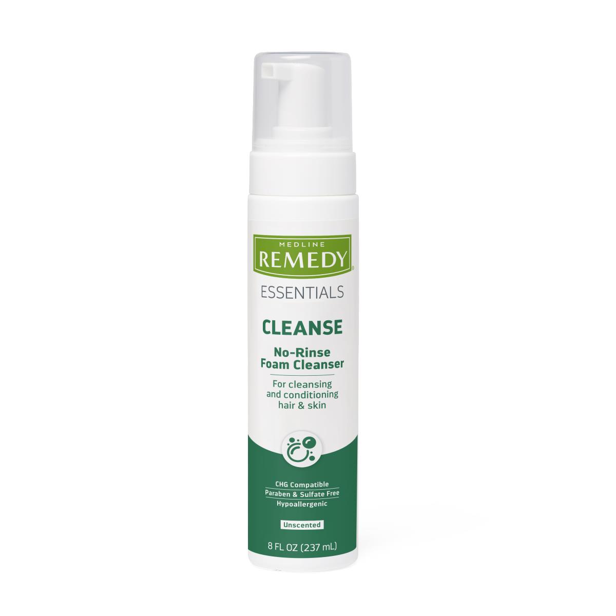 Medline Remedy Essentials No-Rinse Foam Cleanser | Medline