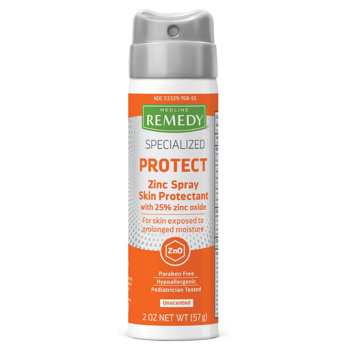Medline Remedy Specialized Zinc Spray Skin Protectant | Medline