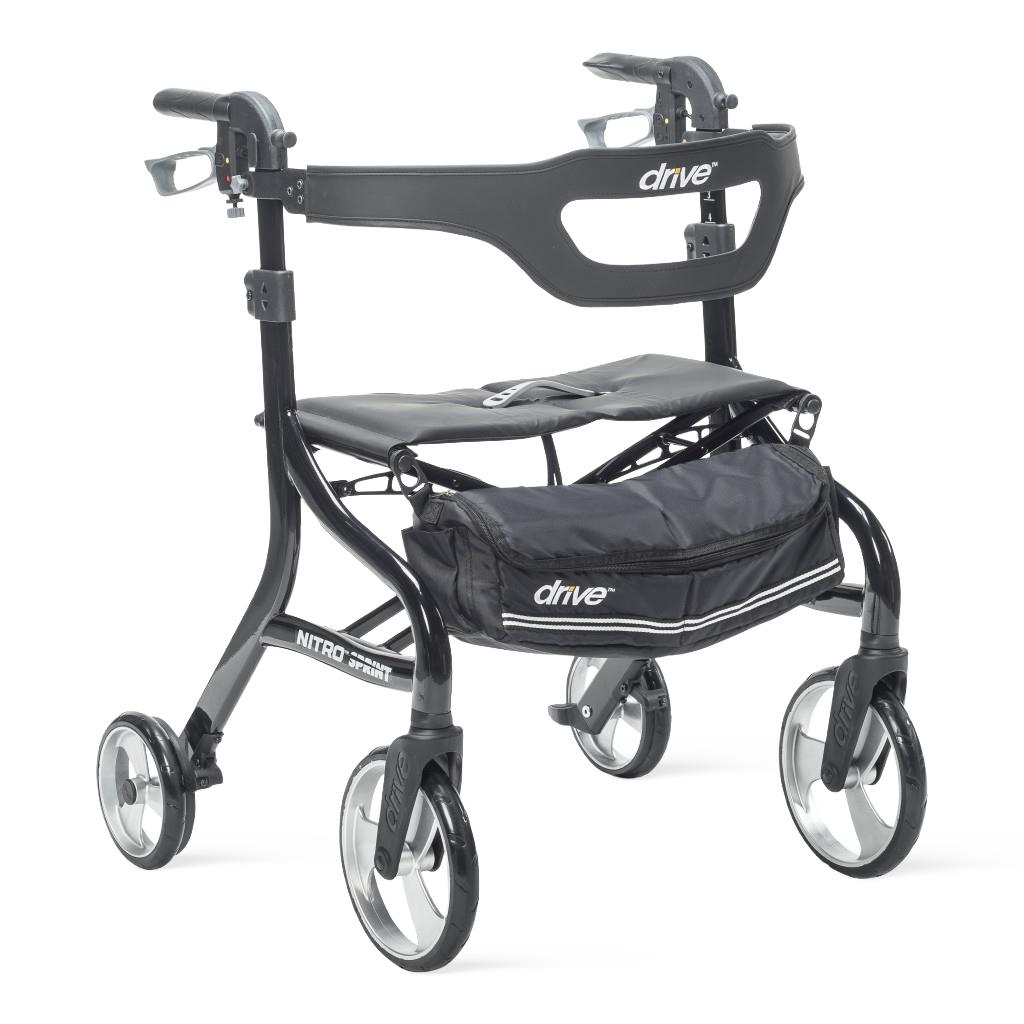 Nitro Sprint HD Bariatric Rollator | Medline