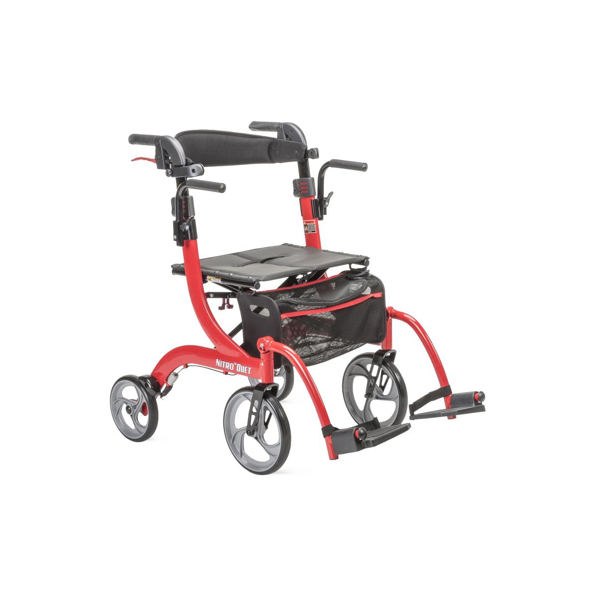 Nitro Duet Rollator and Transport Chairs | Medline