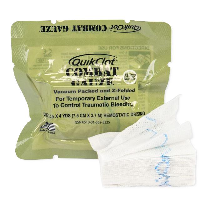 Z-Fold QuikClot Combat Gauze | Medline