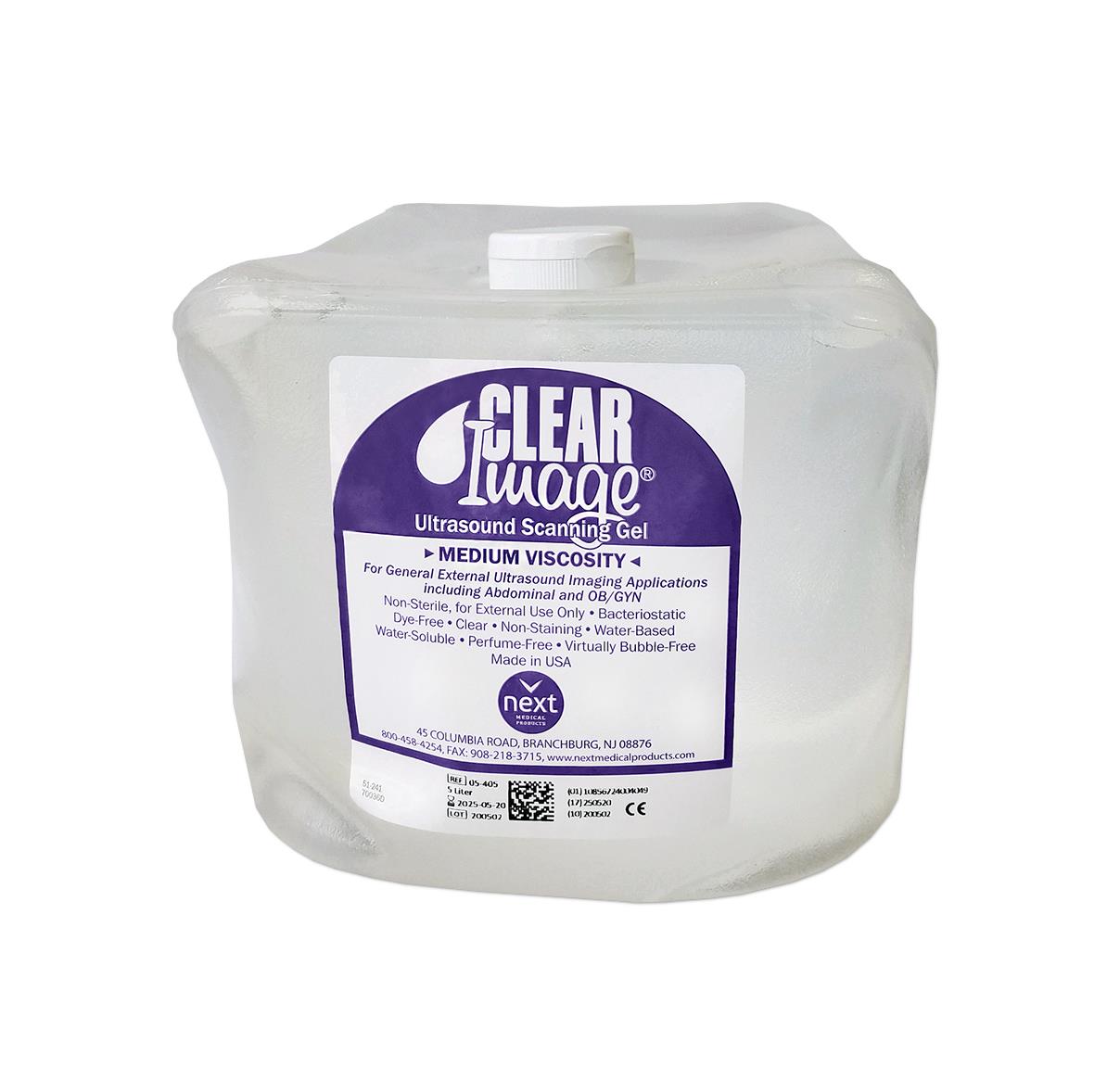 Clear Image Nonstaining Ultrasound Gel | Medline