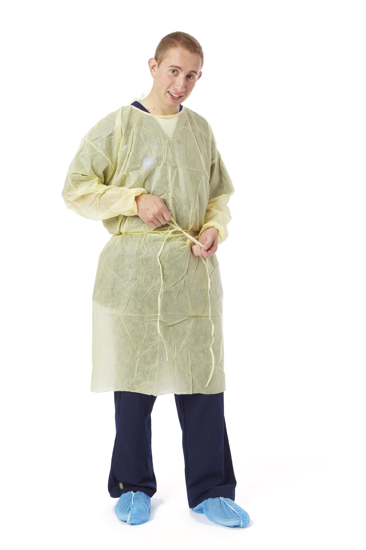 Medline Disposable Full Back SMS Cover Gown | Medline