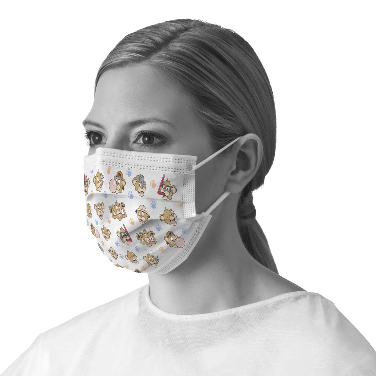 Medline ASTM Level 1 Procedure Face Mask with Pediatric Buddy
