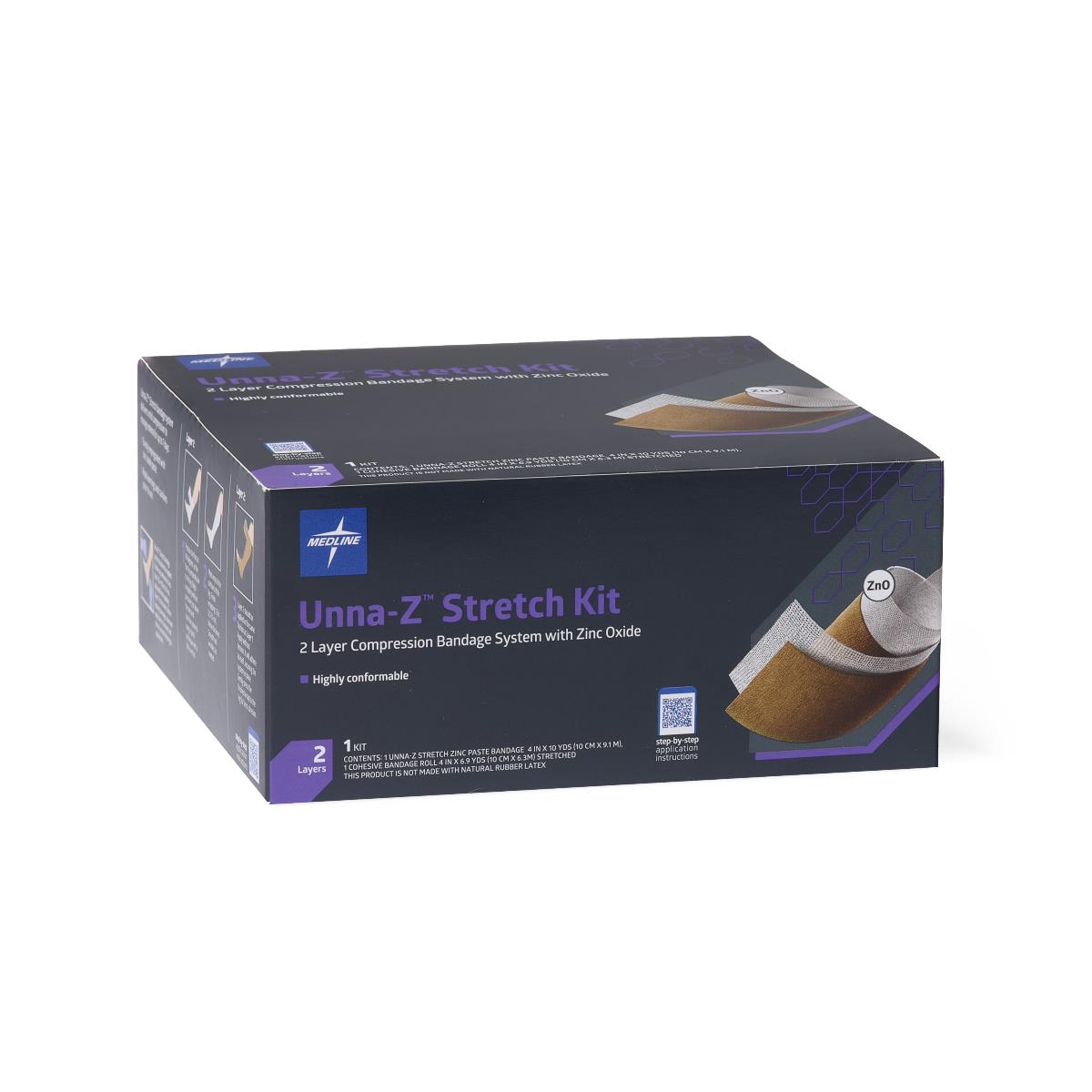 Unna-Z Stretch Zinc Oxide Compression Bandages | Medline