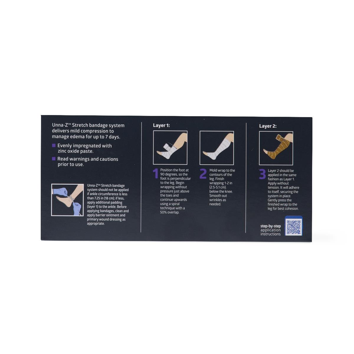 NONUNNAS140KH | Unna-Z Stretch Zinc Oxide Compression Bandages