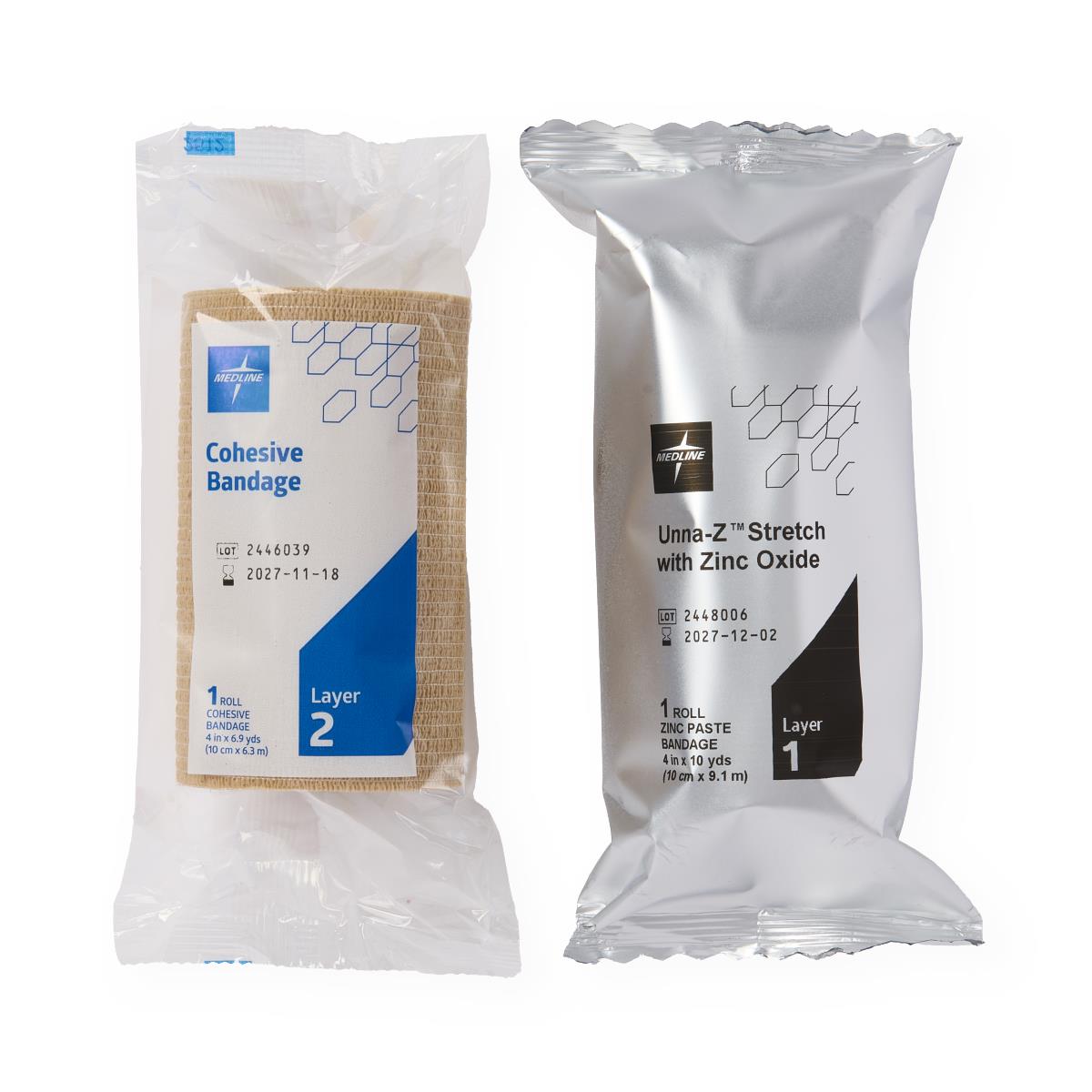 NONUNNAS140KH | Unna-Z Stretch Zinc Oxide Compression Bandages