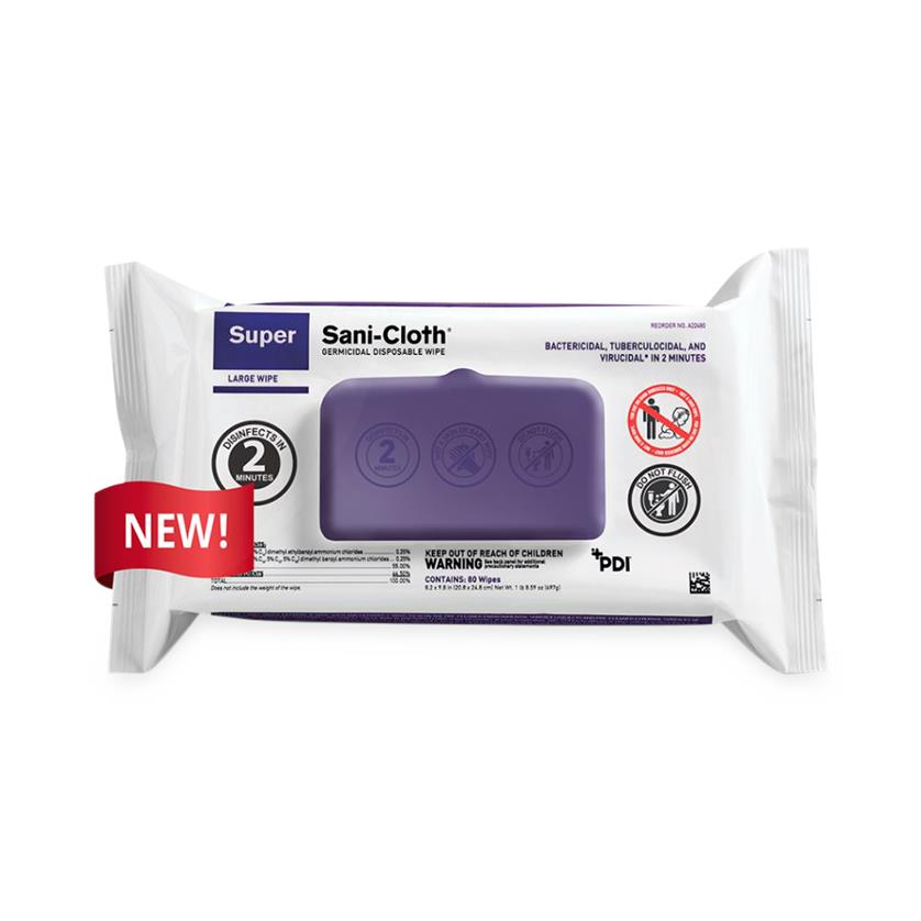 サバプロ CD13枚セット Super Sani-Cloth Germicidal Wipes | Medline