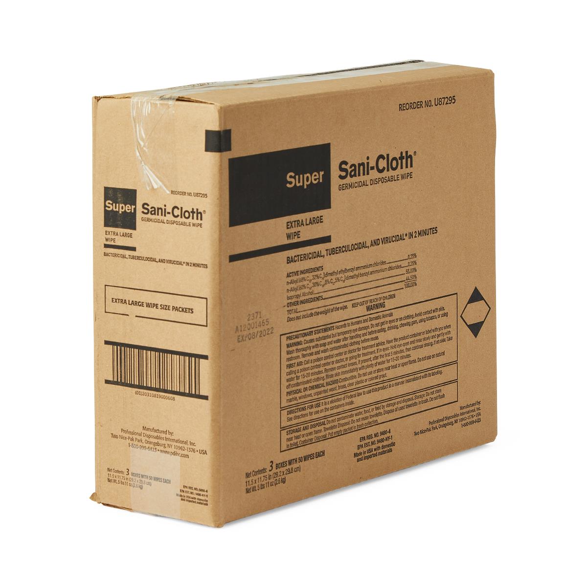Super Sani-Cloth Germicidal Wipes | Medline