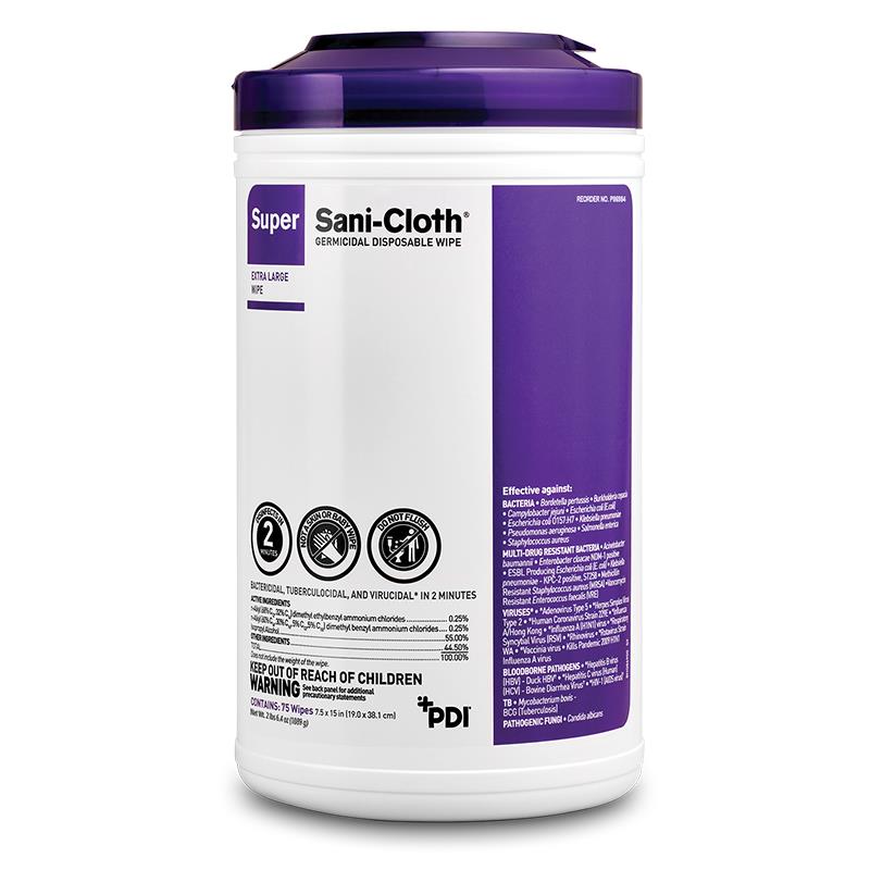 infection99 NPKP86984CS | Super Sani-Cloth Germicidal Wipes