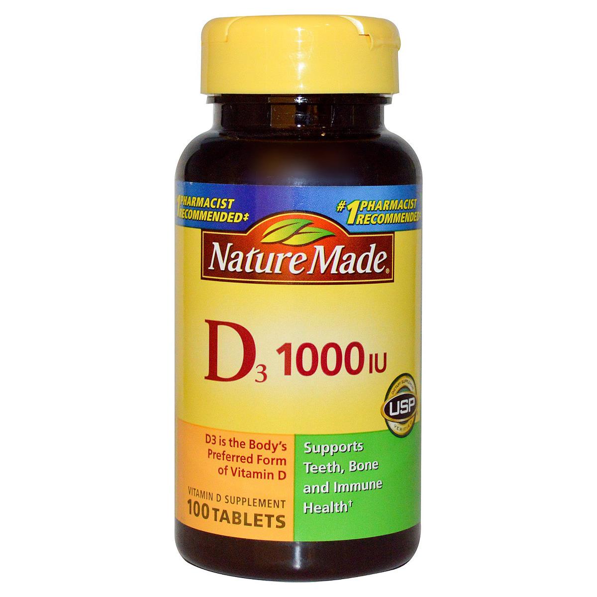 Vitamin D3 1,000 IU Softgels | Medline