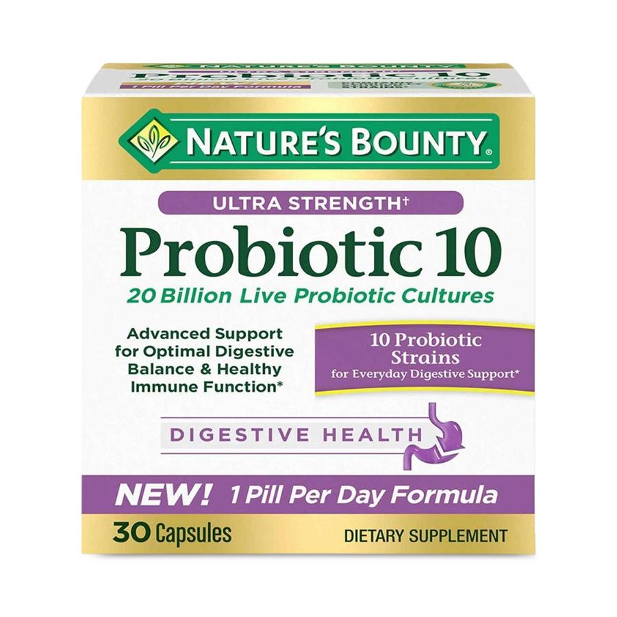 Nature's Bounty Ultra Strength Probiotic 10 Capsules | Medline
