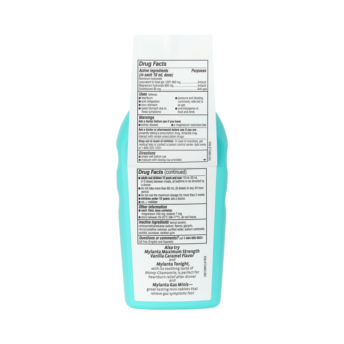 Mylanta Maximum Strength Antacid/Anti-Gas | Medline