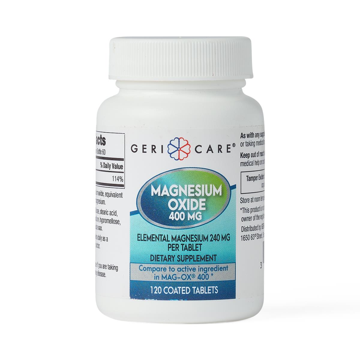Health Care CPG Mg On ブレスレット ブルー×シルバー GeriCare Magnesium Oxide Tablets | Medline