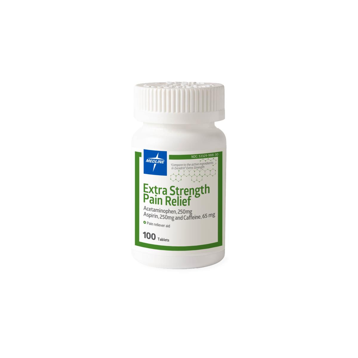Medline Pain Reliever Plus Tablets | Medline