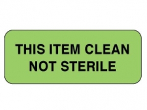 Preprinted Clean Indicator Labels | Medline