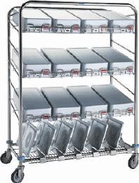 Pedigo Rack Pedigo Instrument Container Wash Carts | Medline