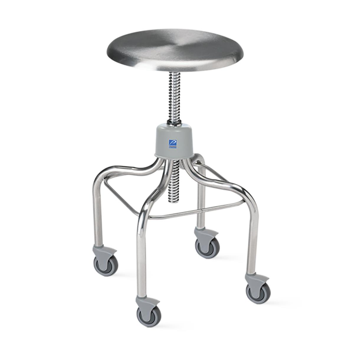 Pedigo Adjustable-Height Stainless Steel OR Stools | Medline