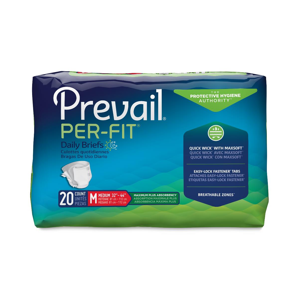Prevail PerFit Adult Briefs Medline