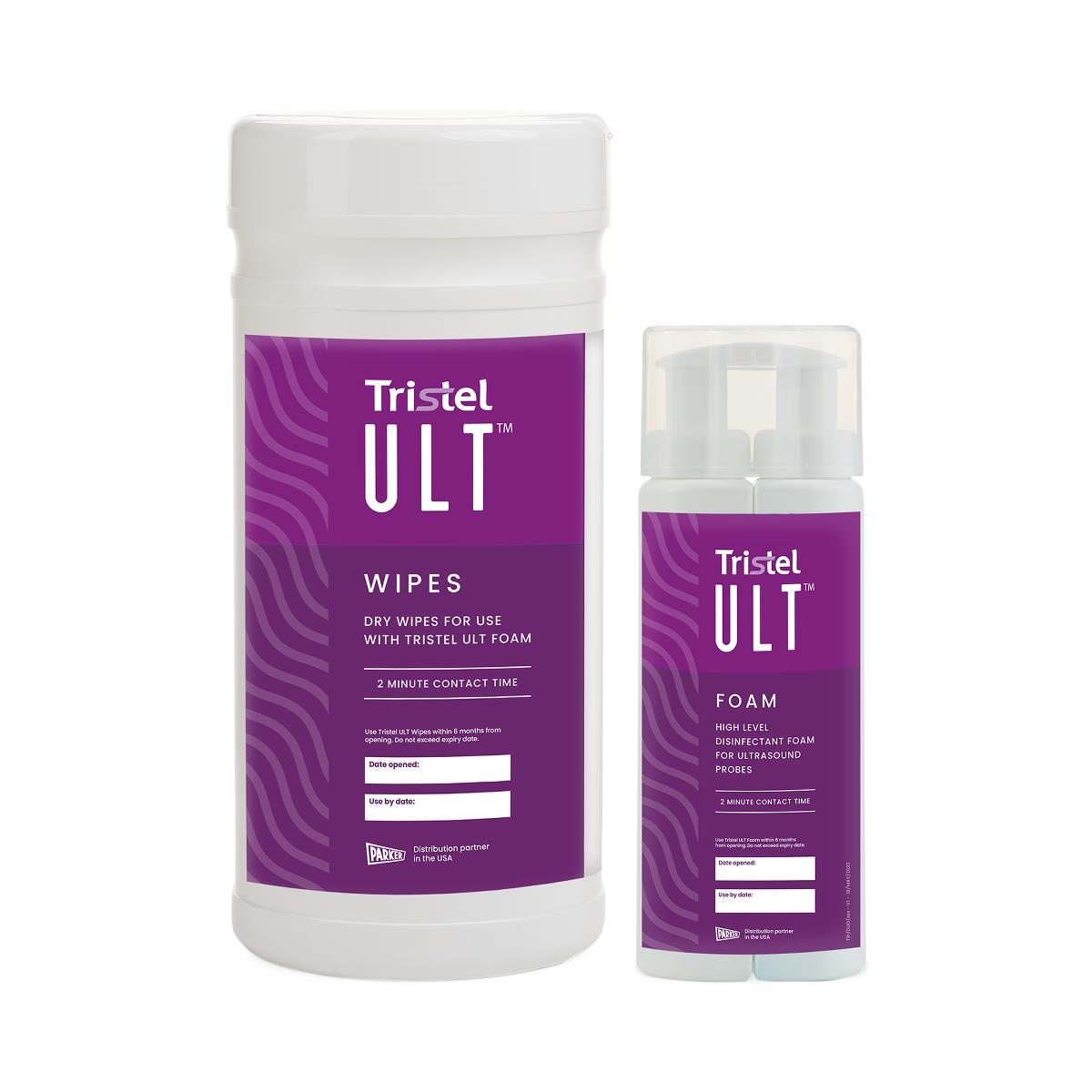 Tristel ULT Ultrasound Probe Disinfectant Foam/Wipe Set | Medline