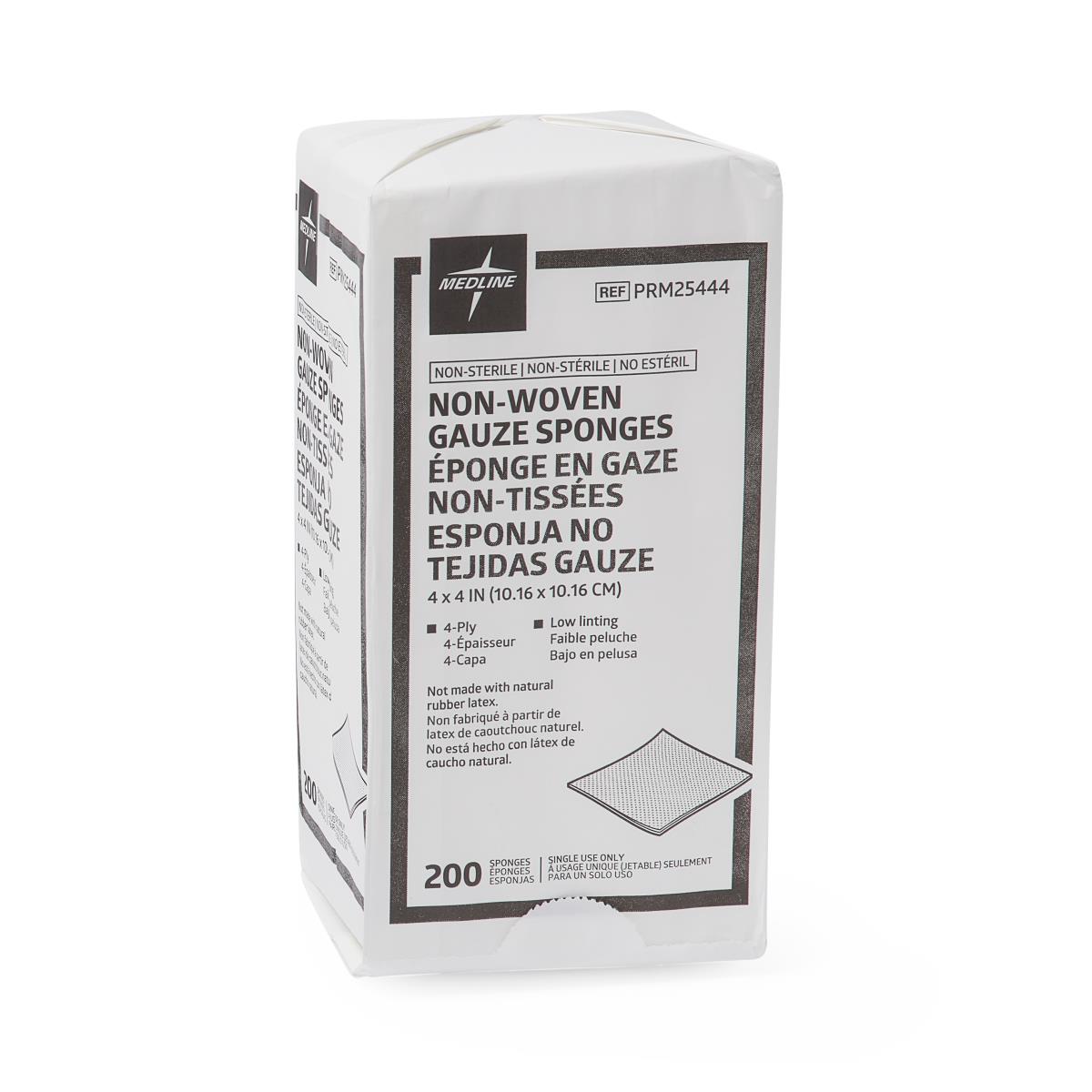 Medline Nonsterile Nonwoven Gauze Sponges | Medline
