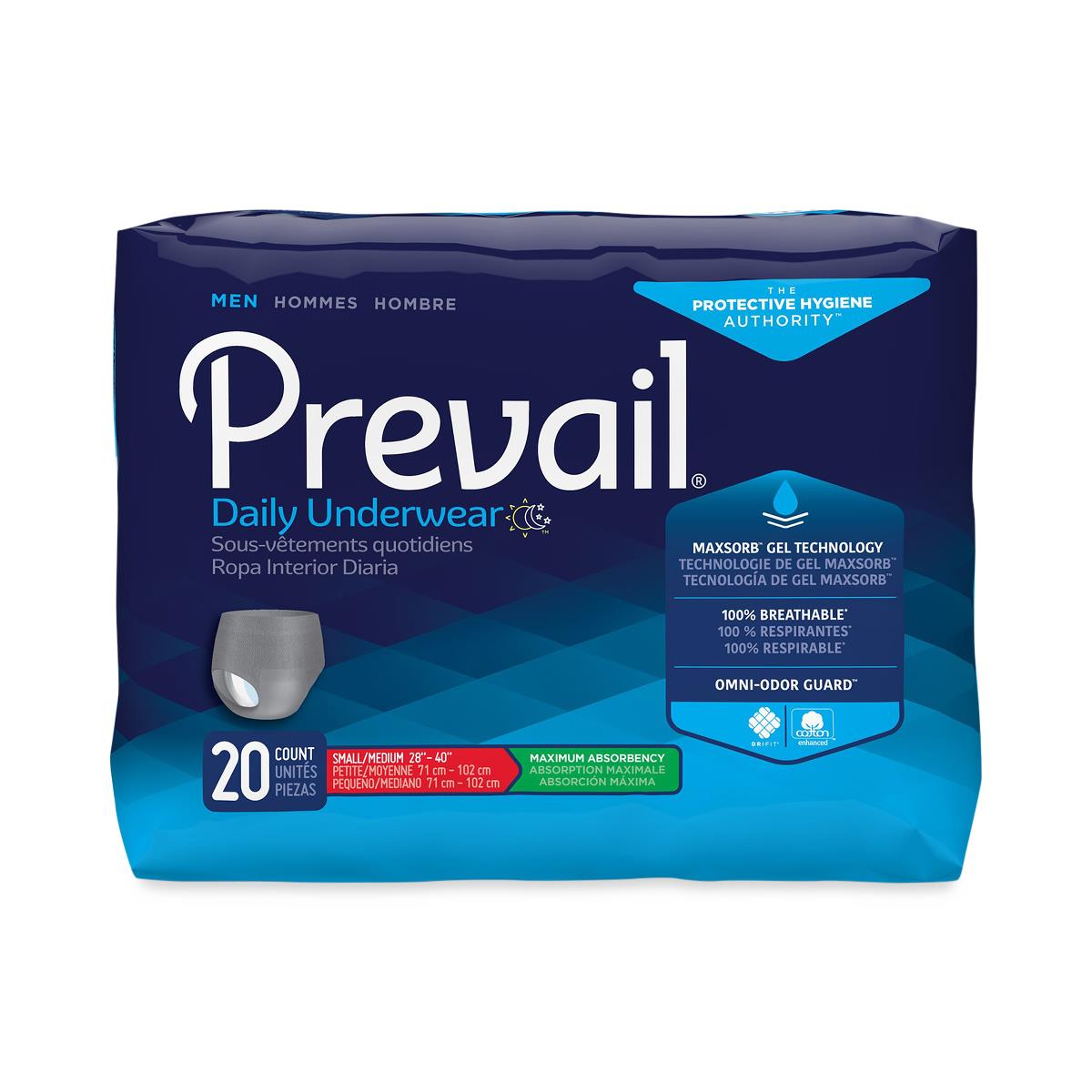 Prevail Incontinence Underwear Medline