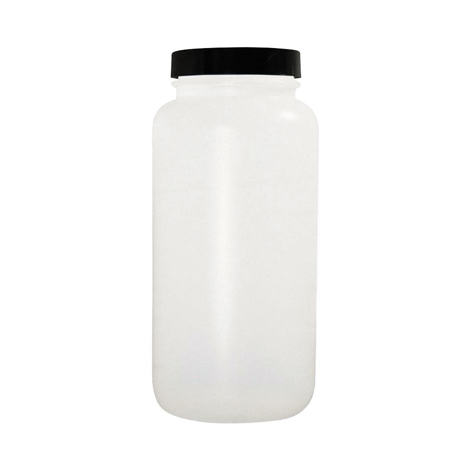 Natural HDPE Wide Round BTLS with Phenolic Pulp/Vinyl Cap | Medline