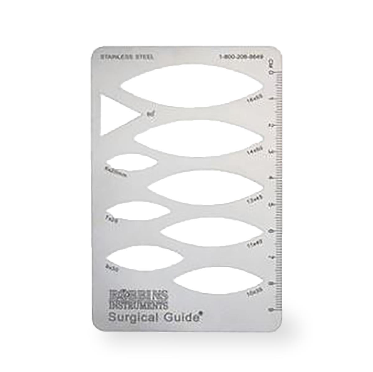 Stainless Steel Surgiguide Ruler Template | Medline