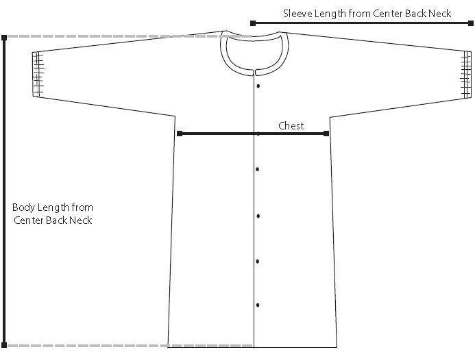 ProClean Disposable White Cleanroom Class ISO 6 Frocks | Medline