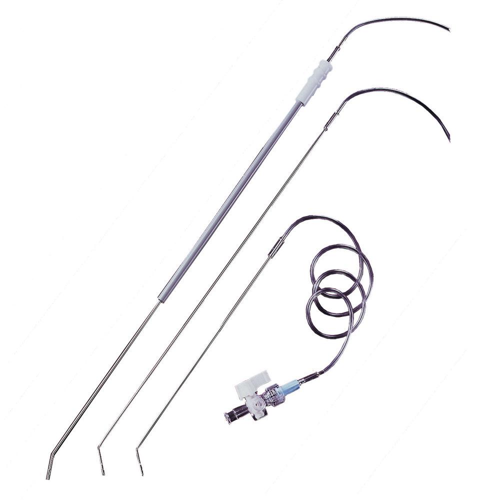 Cholangiogram Catheter Cholangiogram Reveals The Tip Of The Catheter