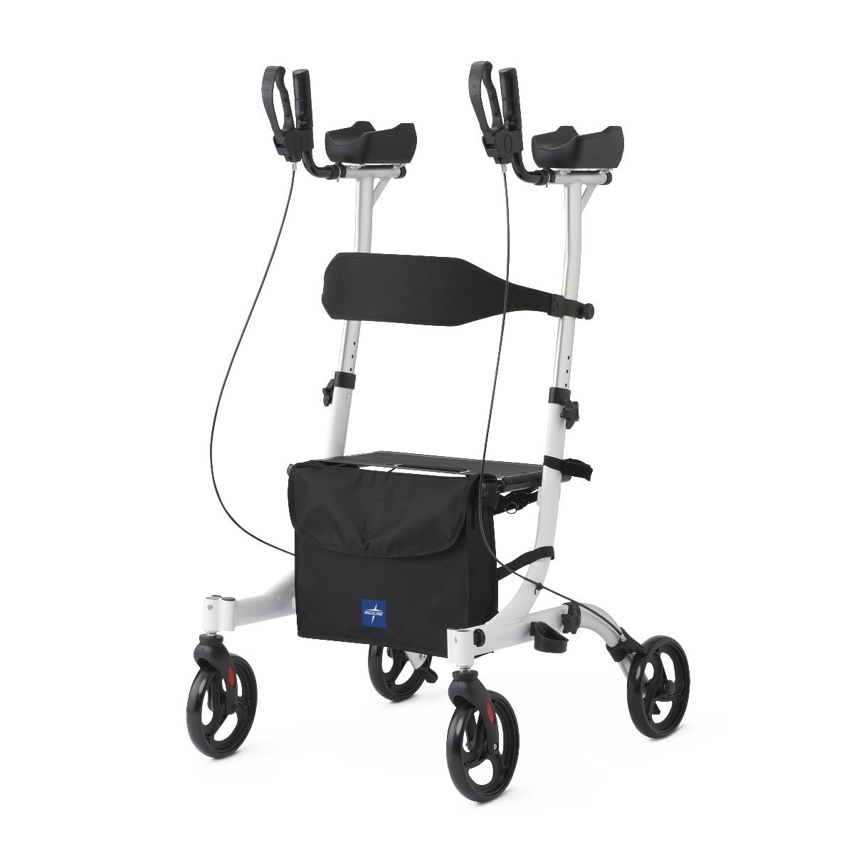 Medline Upright Aluminum Rollator | Medline