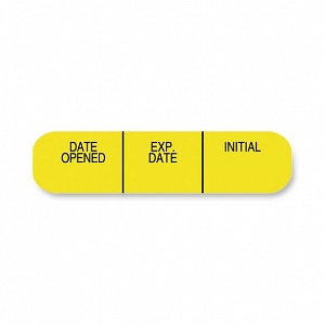 Date Opened / Expiration Date Medication Instruction Labels | Medline