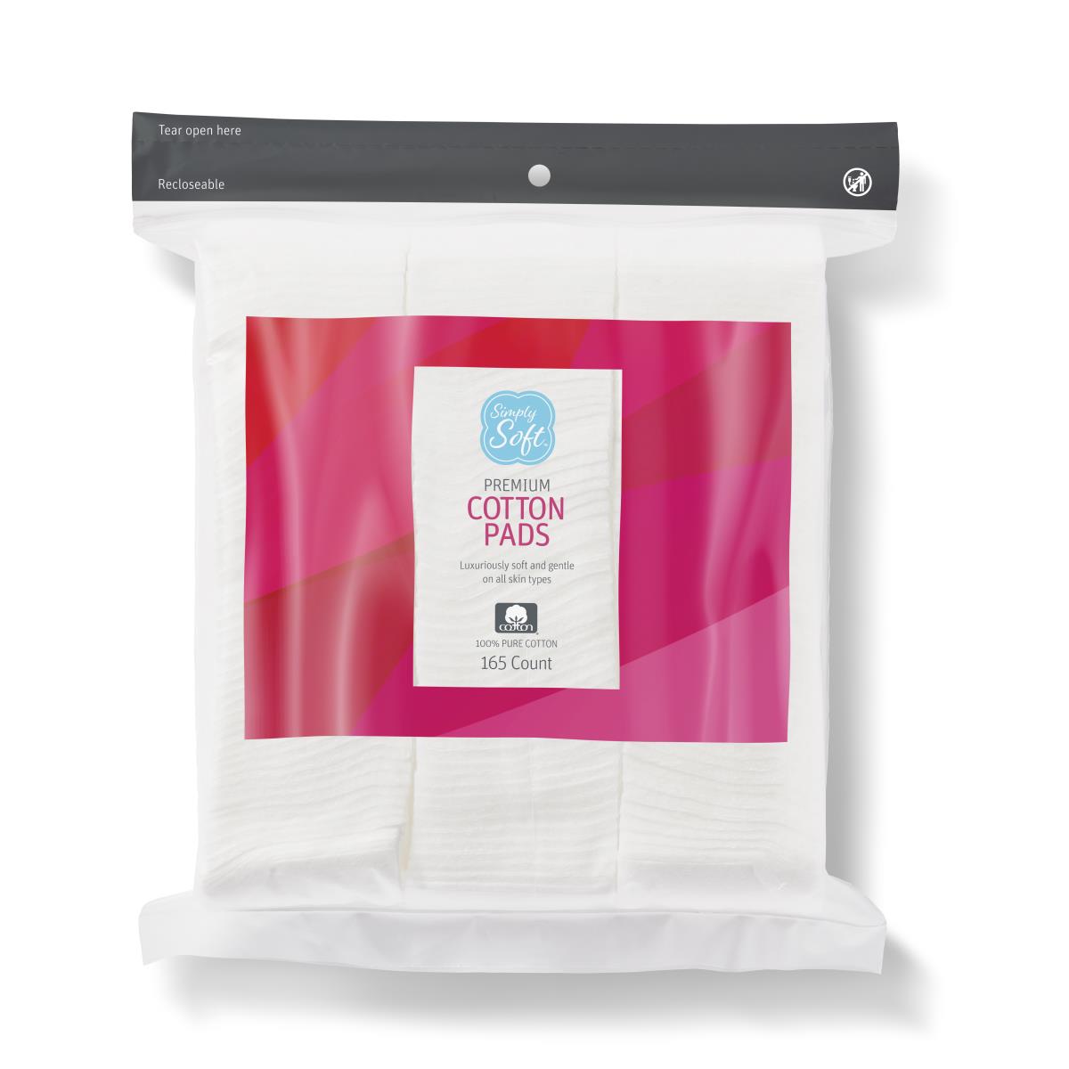   100% Cotton 5枚セット M Medline Simply Soft Premium Cotton Pads | Medline