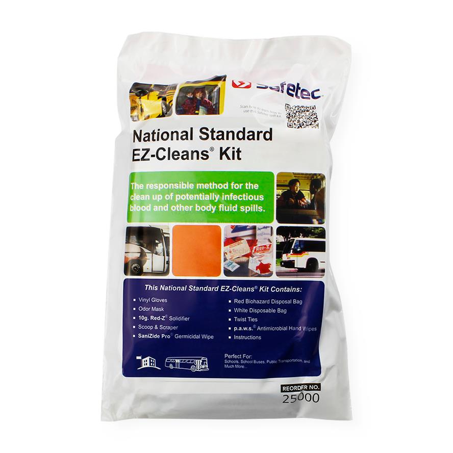 National Standard EZ-Cleans Prepackaged Biohazard Spill Kit | Medline