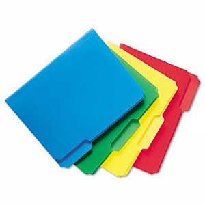 1/3 Cut Poly File Folders | Medline Industries, Inc.
