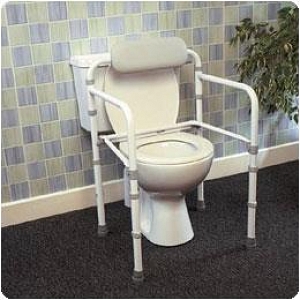 Homecraft Uni-Frame Folding Toilet Rails | Medline Industries, Inc.