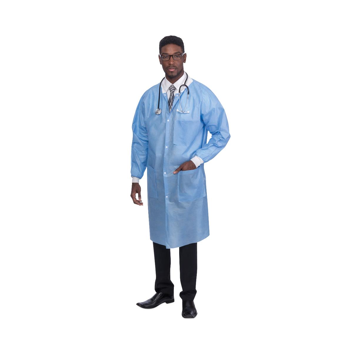 PremierPro Disposable SMS Barrier Lab Coat | Medline