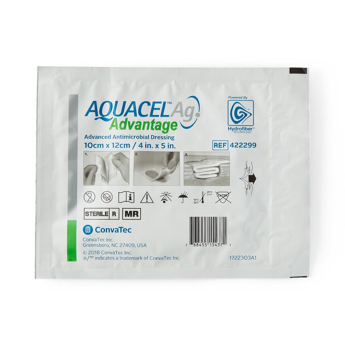 cristinawaveside アクアセルエージー AQUACEL Ag Advantage Surgical Advanced Hydrofiber Dressings | Medline