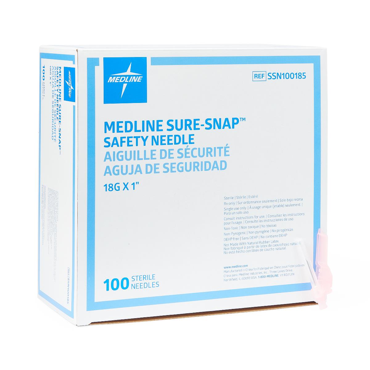 SSN100185 | Safety Hypodermic Needles