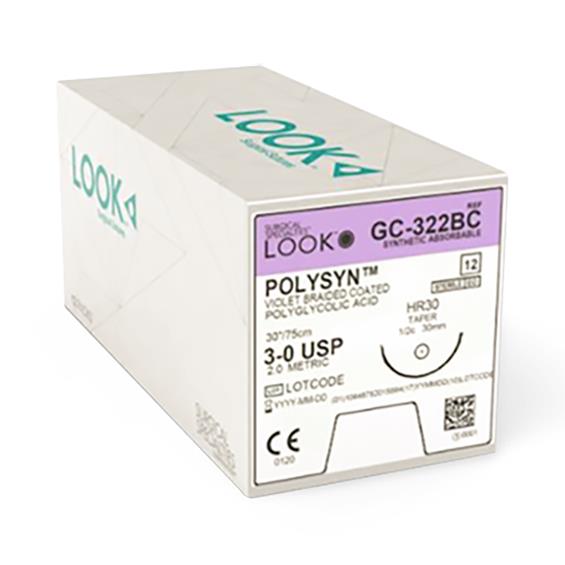 PolySyn/Polyglycolic Acid Violet Sutures | Medline