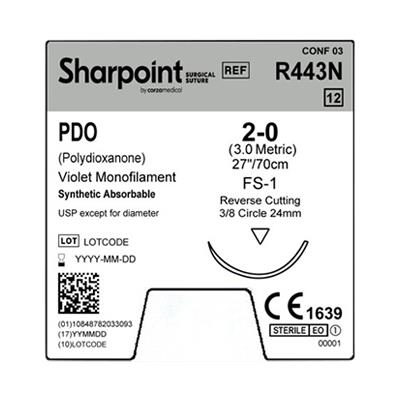Sharpoint PDO Reverse Cutting Suture | Medline