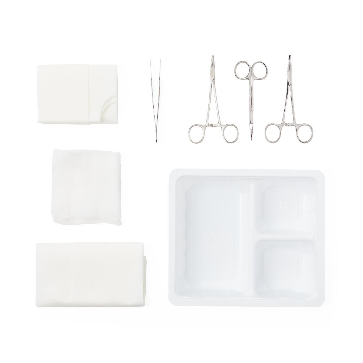 2 PCS GOLD HANDLE PREMIUM O.R GRADE SUTURE LACERATION KIT MOSQUI