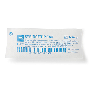 Medline Sterile Tip Luer-Lock Syringe Cap | Medline